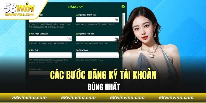 Các bước đăng ký tài khoản đúng nhất